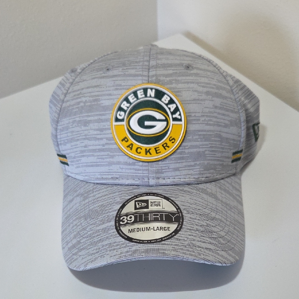 *NWT* New Era Green Bay Packers Cap – Gray | Official 2020 Sideline Gear, Sz M/L